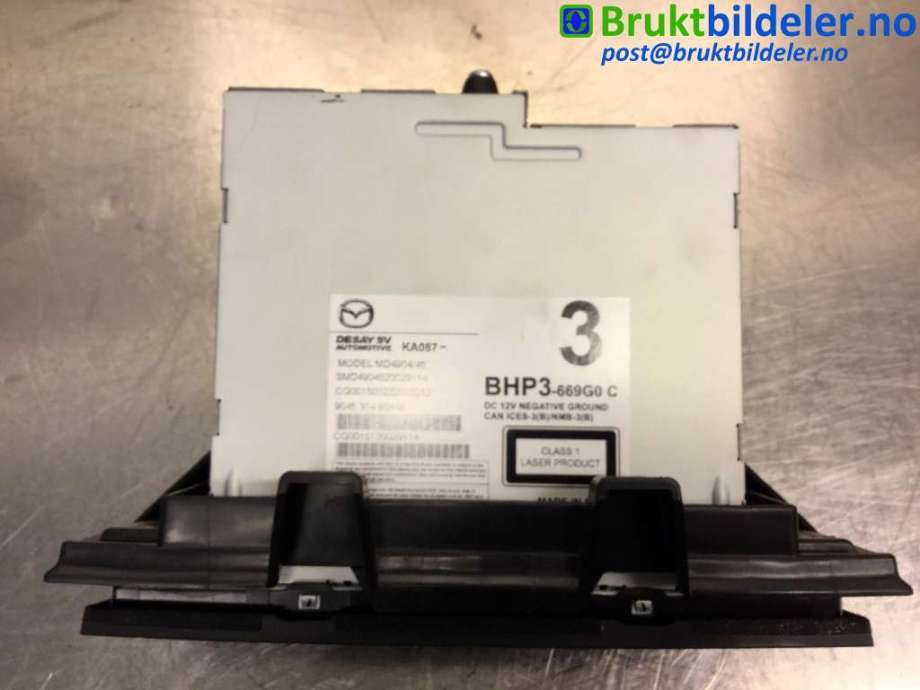 Bilstereo til Mazda 3 2013-2016 (Type III, Fase 1)  (MAZDA|BHP3 66 9G0C|)