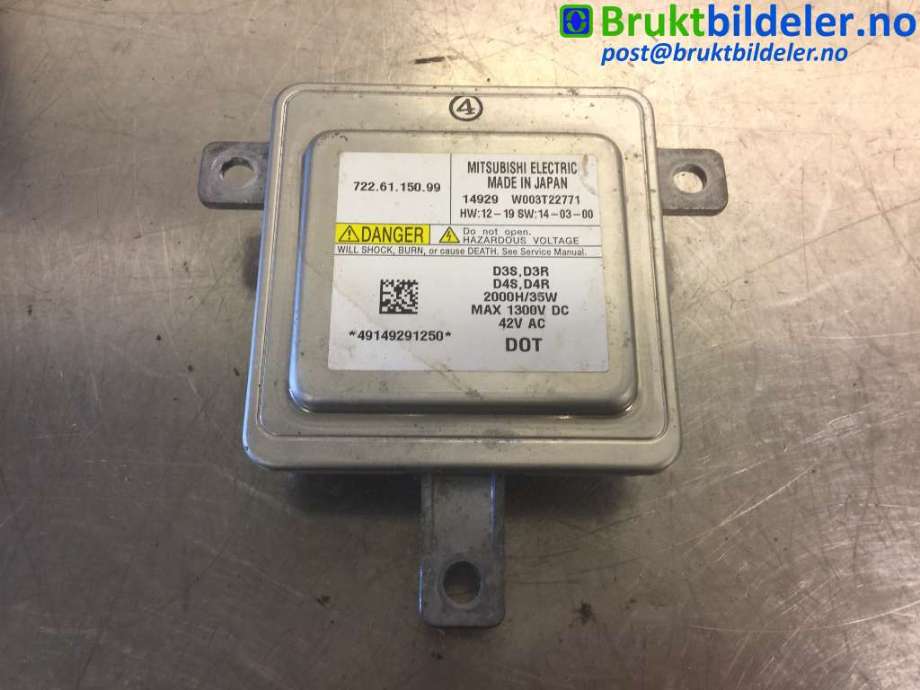 Styreenhet xenon/ballast til Volvo V40 2012-2019  (VOLVO|722 61 150 99|W003T22771|722.61.150.99)
