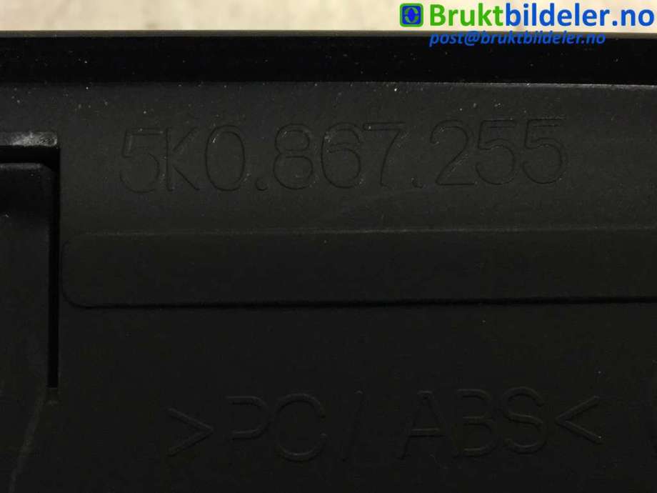 Bryter ruteheis til VW Golf VI 2008-2012  (VOLKSWAGEN|5K0 867 255||1K0 959 565 J)