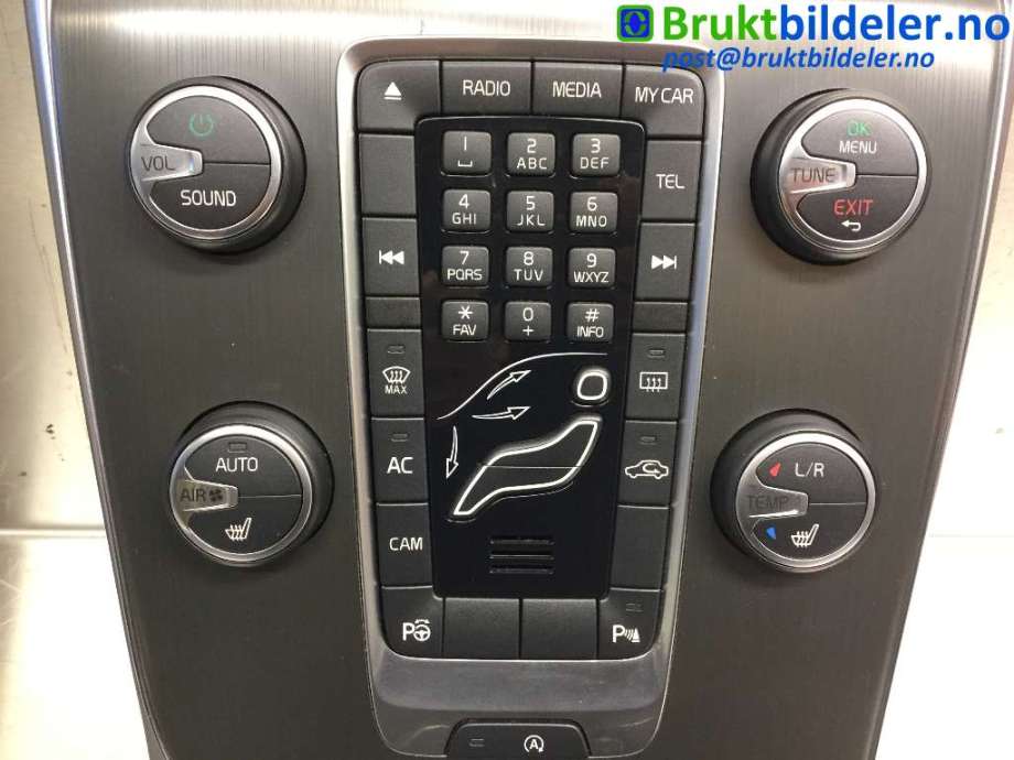 Varmeapparat betjening til Volvo V40 2012-2019  (VOLVO|2544550Y5CS|)