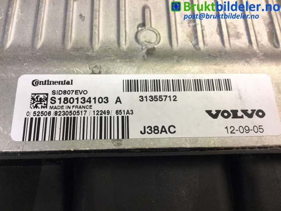 Styreenhet motor til Volvo V40 2012-2019 (VOLVO|31355712|S180134103|)
