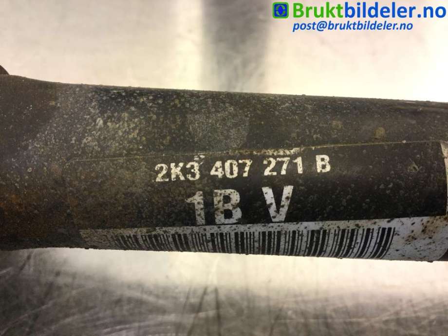 Drivaksel venstre foran til VW Caddy 2010-2015 (Type III, Fase 2)  (VOLKSWAGEN|2K3 407 271 B|)