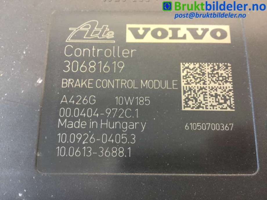 ABS sentral til Volvo XC60 2008-2013 (Type I, Fase 1)  (VOLVO|30681619|10.0212-0182.4|8G9N-2C405-AC)