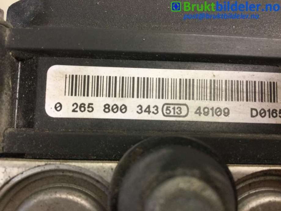 ABS sentral til Subaru Legacy 2003-2007 (Type IV, Fase 1) (SUBARU|27534AG010|0 265 231 379|0 265 800 343)