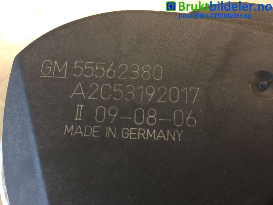 Spjeldhus til Opel Vectra C 2005-2008 (Type II)  (OPEL|55562380|A2C53192017|)