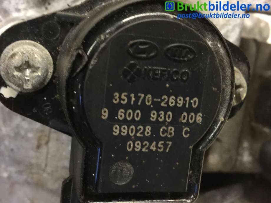 Spjeldhus til Hyundai i20 2009-2014 (Type I)  (HYUNDAI|35100-03000||3517G-26910)
