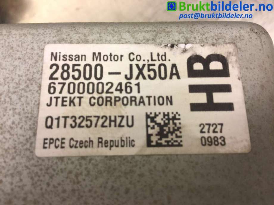 Rattaksel elektrisk servo til Nissan NV200 2010-2019  (NISSAN|48810-JX51B|6700002461|28500-JX50A)
