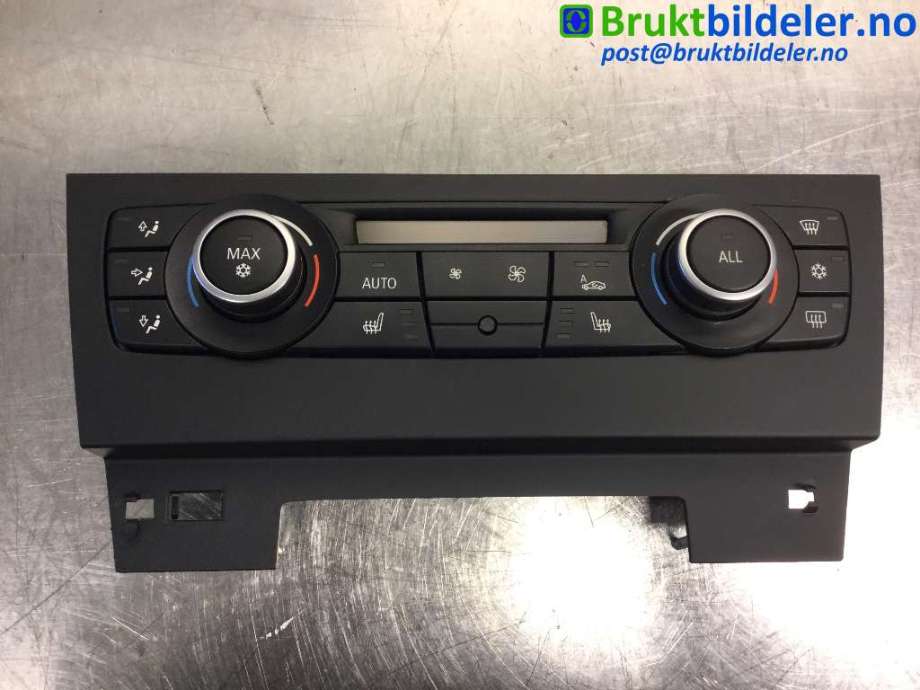 Varmeapparat betjening til BMW X1, 2009-2015 (E84) (E84) (BMW|6411 9250393-01)