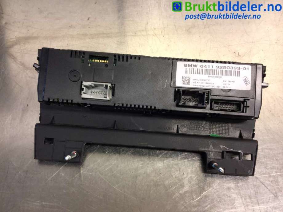 Varmeapparat betjening til BMW X1 2009-2015 (E84) (E84) (BMW|6411 9250393-01|A2C53430697|)
