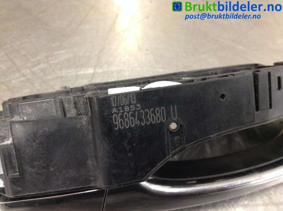Dørhåndtak utv høyre foran til Citroën C4, Picasso 2013-2018 (Type II)  (CITROEN|9686433680|)