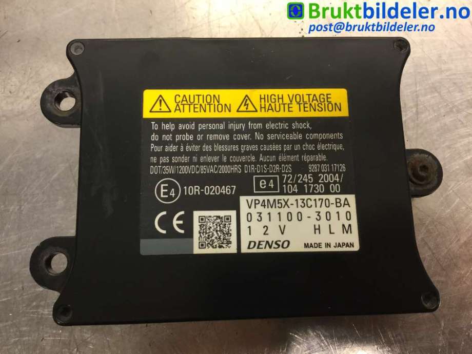 Styreenhet xenon/ballast til Land Rover Freelander 2007-2014 (Type II)  (LAND-ROVER|VP4M5X-13C170-BA|031100-3010|)