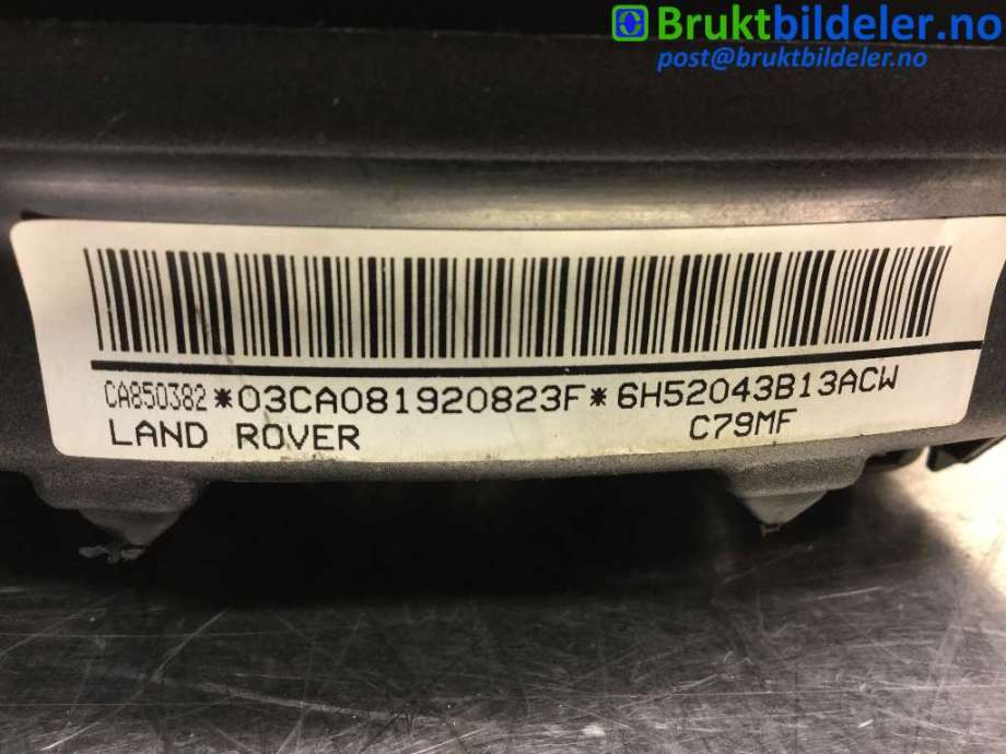 Airbag rattpute til Land Rover Freelander 2007-2014 (Type II)  (LAND-ROVER|6H52-043B13ACW|03CA081920823F|)
