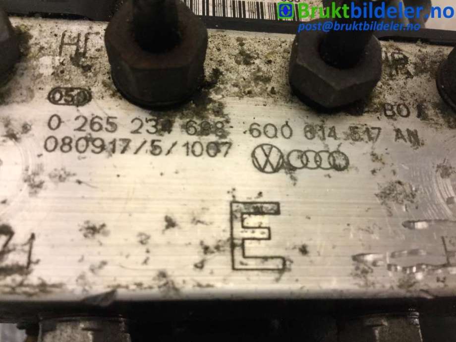 ABS sentral til VW Polo 2005-2009 (Type IV, Fase 2)  (VOLKSWAGEN|6Q0 614 517 AN|0 265 234 698|6Q0 907 379 BG)