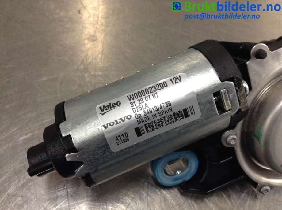Viskermotor bakrute til Volvo V70 2007-2013 (Type III, Fase 1)  (VOLVO|31290787|W000023200|)