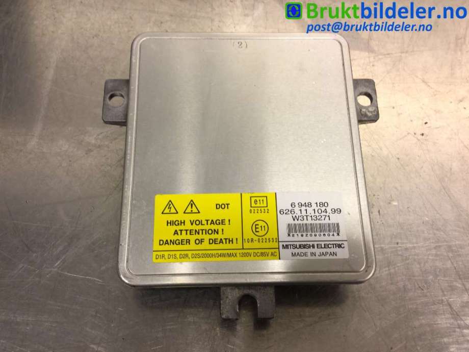 Styreenhet xenon/ballast til Volvo V70 2007-2013 (Type III, Fase 1)  (VOLVO|6948180|626.11.104.99|W3T13271)