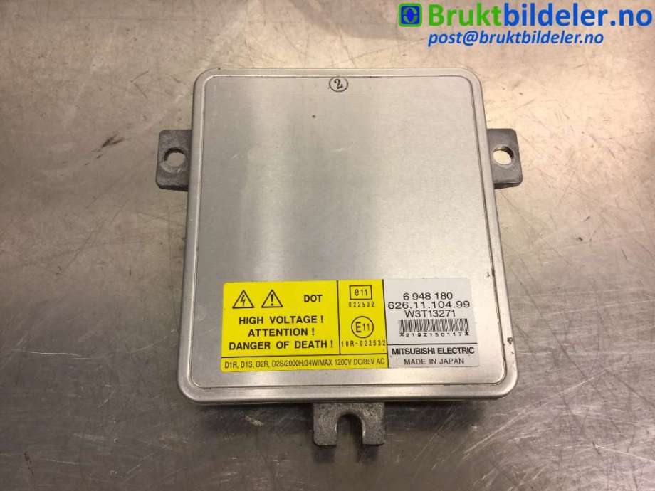 Styreenhet xenon/ballast til Volvo V70 2007-2013 (Type III, Fase 1)  (VOLVO|6948180|626.11.104.99|W3T13271)