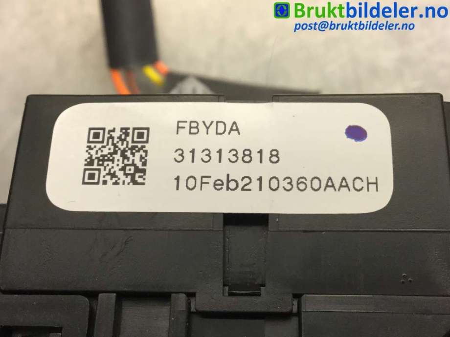 Airbag slepering til Volvo V70 2007-2013 (Type III, Fase 1)  (VOLVO|31313818|ANJ761003B|)