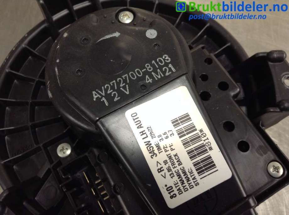 Varmeapparat motor til Toyota Avensis 2009-2015 (Type III, Fase 1)  (TOYOTA||AV272700-8103)