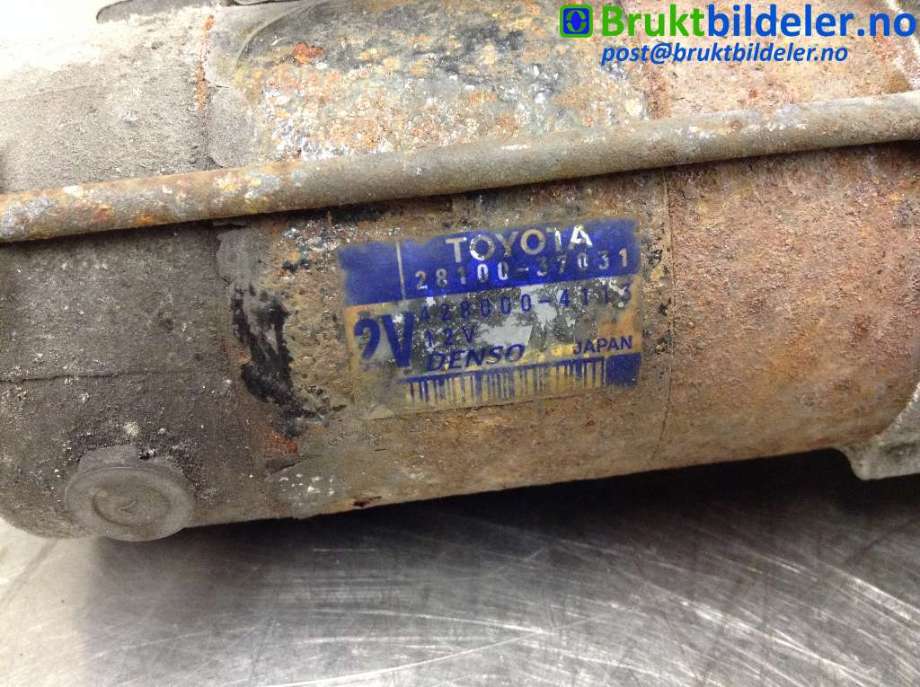 Starter til Toyota RAV4 2009-2013 (Type III, Fase 2) (TOYOTA|28100-37031|428000-4113|)
