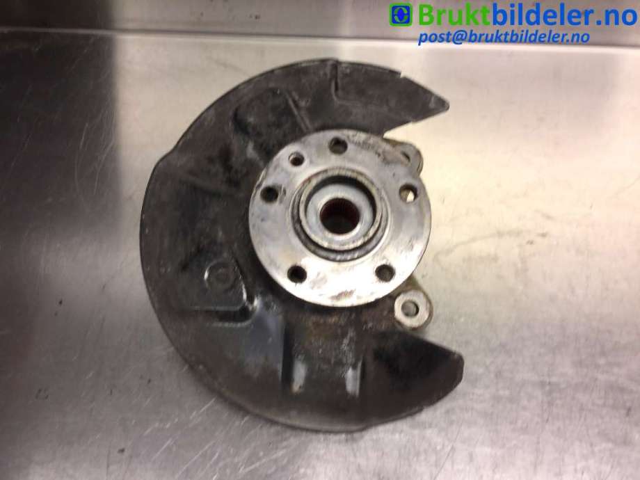 Hjulspindel høyre foran til VW Transporter / Caravelle, 2009-2015 (Fase 2) (T5) (T5) (VOLKSWAGEN|7H8 407 258 C)
