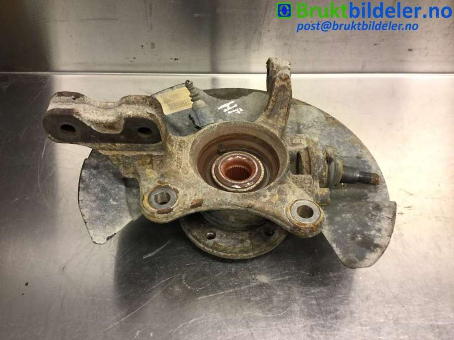 Hjulspindel høyre foran til VW Transporter / Caravelle 2009-2015 (Fase 2) (T5) (T5) (VOLKSWAGEN|7H8 407 258 C|)