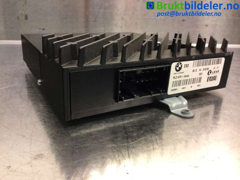 Bilstereo forsterker til BMW X3 2007-2010 (Fase 2) (E83) (E83) (BMW|6512 9 143 150|)