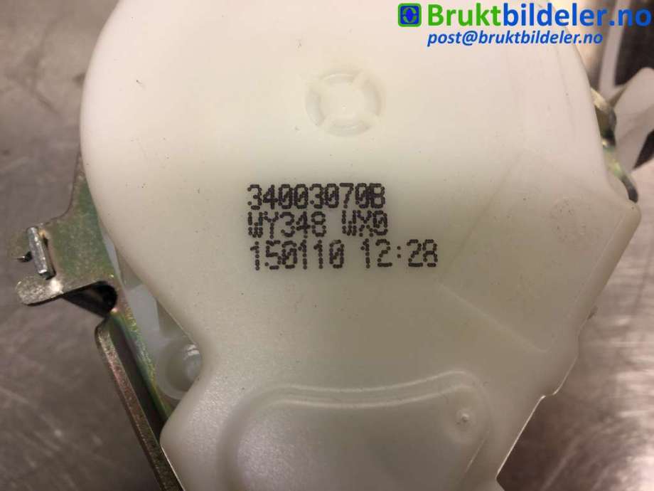 Sikkerhetsbelte foran høyre til BMW X3 2007-2010 (Fase 2) (E83) (E83) (BMW||34003070B)
