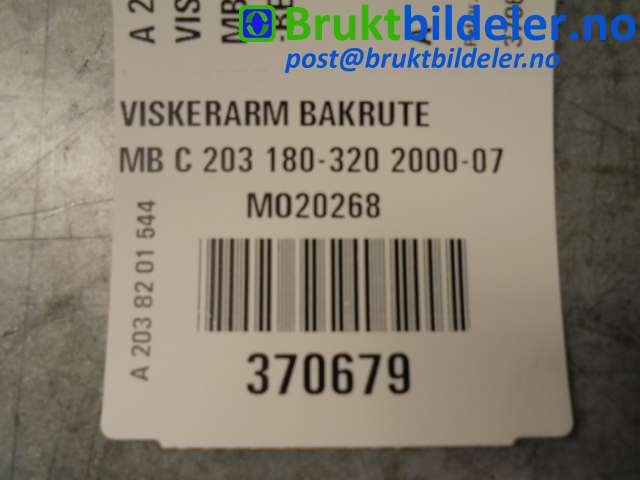 Viskerarmer frontrute til Mitsubishi Outlander 2003-2006 (Type I)  (MITSUBISHI|LH-A 1813|)