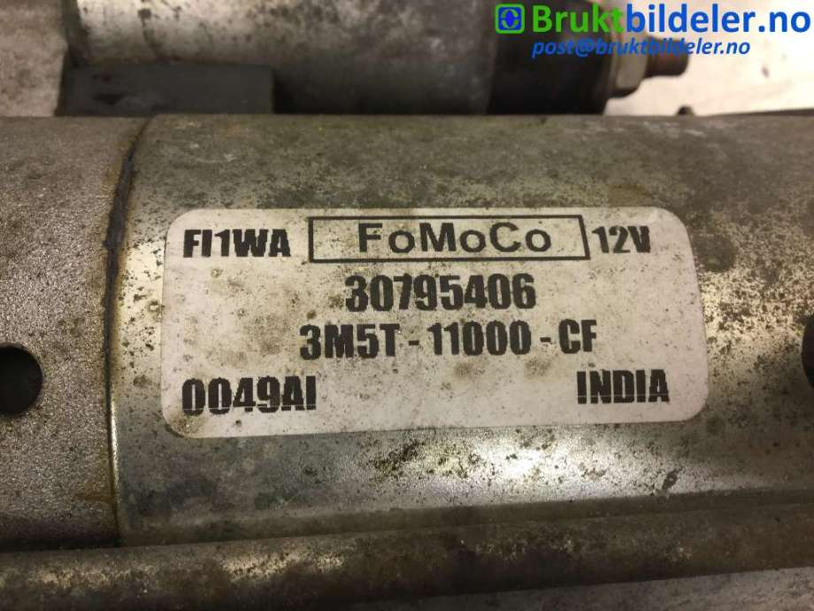 Starter diesel til Volvo V70 2007-2013 (Type III, Fase 1)  (VOLVO|30795406||3M5T-11000-CF)