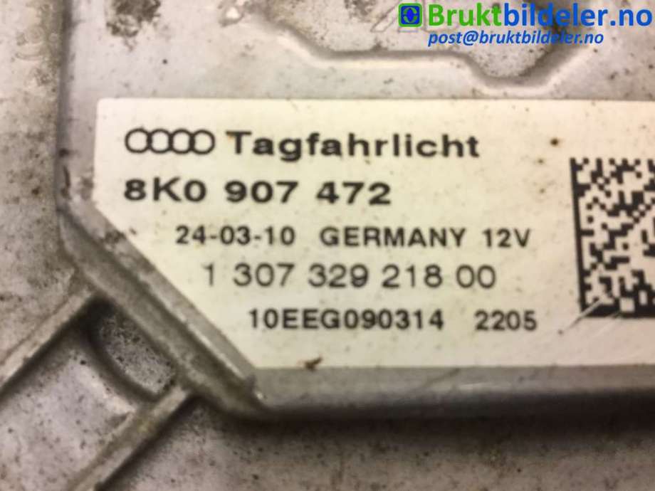 Styreenhet diverse til Audi A4 2007-2014 (Type IV) (B8) (B8) (AUDI|8K0 907 472|1307329218|)