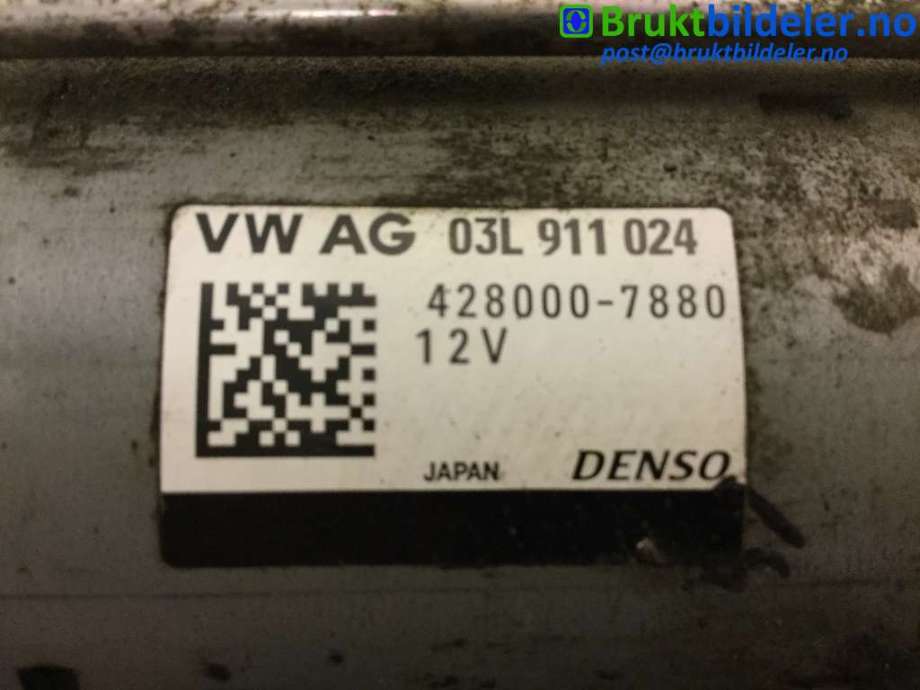Starter diesel til Audi A4 2007-2014 (Type IV) (B8) (B8) (AUDI|03L 911 024|428000-7880|)