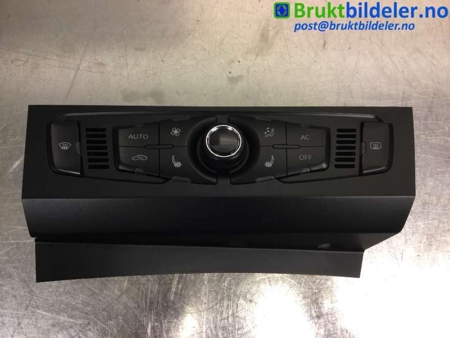 Varmeapparat betjening til Audi A4, 2007-2014 (Type IV) (B8) (B8) (AUDI|8T1 820 043 AH)