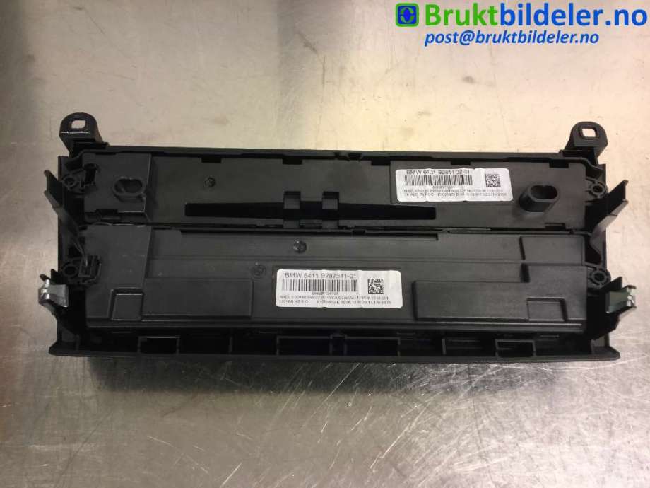 Varmeapparat betjening til BMW 1-Serie 2011-2015 (Fase 1) (F20/F21) (F20/F21) (BMW|6411 9 287 341-01||6131 9 261 102-01)