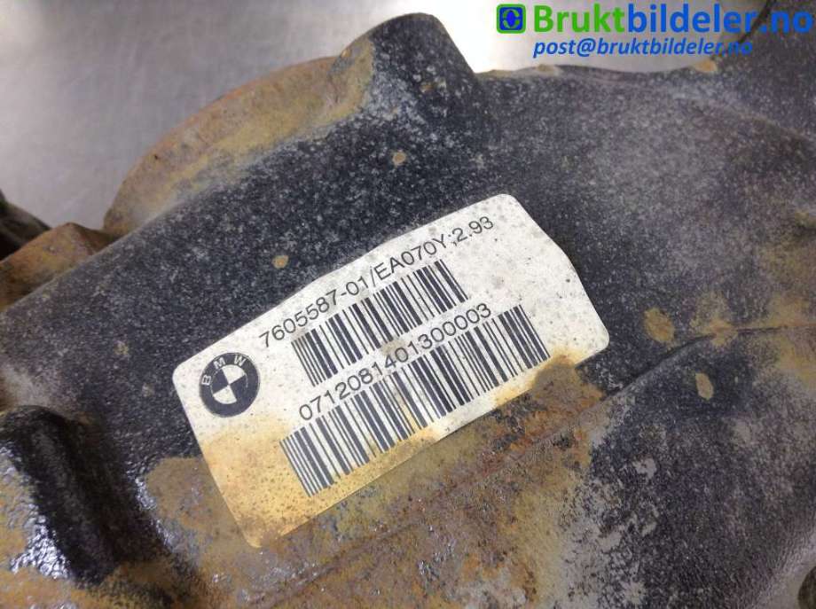 Kardang klokke bak til BMW 1-Serie 2011-2015 (Fase 1) (F20/F21) (F20/F21) (BMW|7605587-01|EA070Y|)