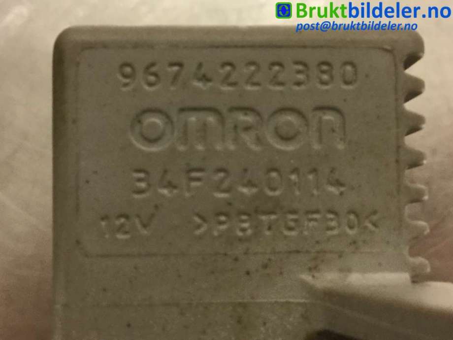 Rele diverse til Peugeot 508 2011-2014 (Type I, Fase 1)  (PEUGEOT|96 742 223 80|)