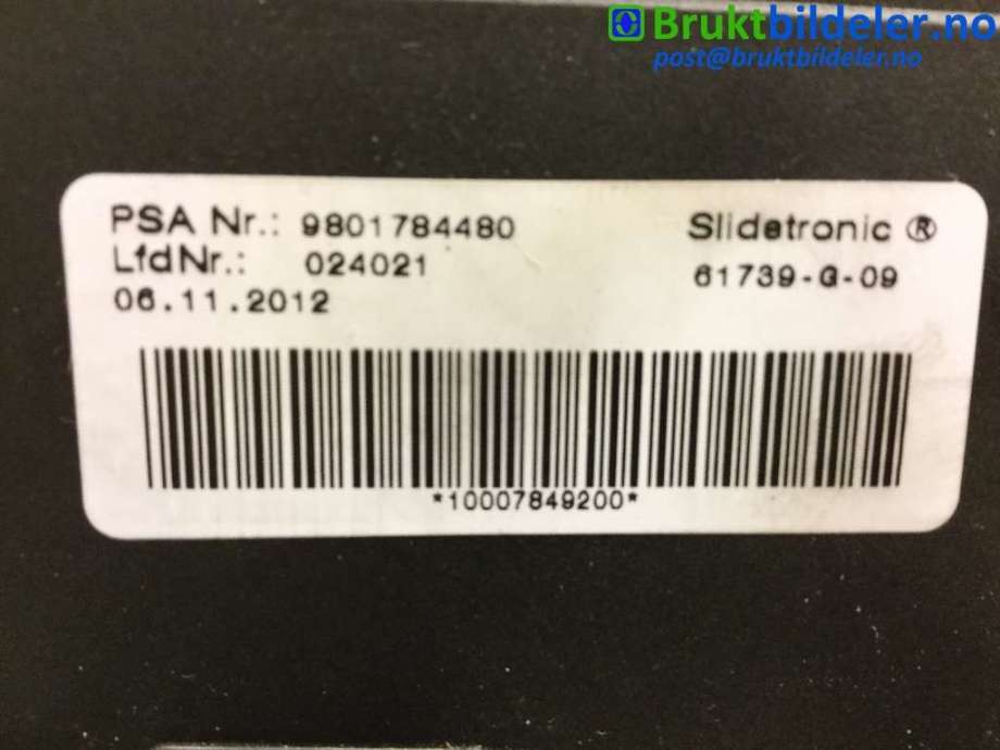Girstang/girvelger automat til Peugeot 508 2011-2014 (Type I, Fase 1)  (PEUGEOT|98 017 844 80|)
