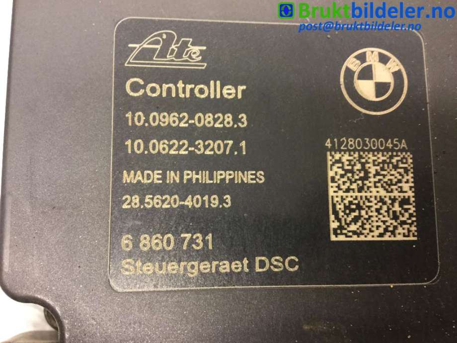 ABS sentral til BMW 1-Serie 2011-2015 (Fase 1) (F20/F21) (F20/F21) (BMW|3451 6 860 730|10.0212-0930.4|6 860 731)