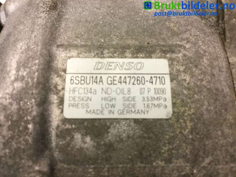 Aircondition kompressor til BMW 1-Serie 2011-2015 (Fase 1) (F20/F21) (F20/F21) (BMW||GE447260-4710)