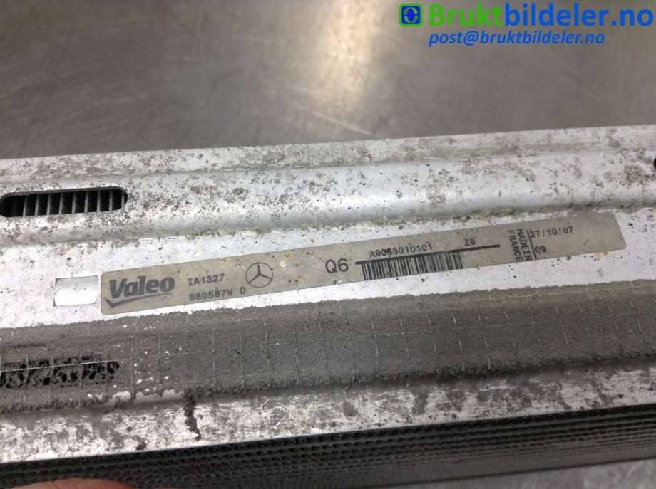 Intercooler til Mercedes Sprinter 2006-2013 (Fase 1) (906) (906) (MERCEDES|A 906 501 01 01|880587W|)