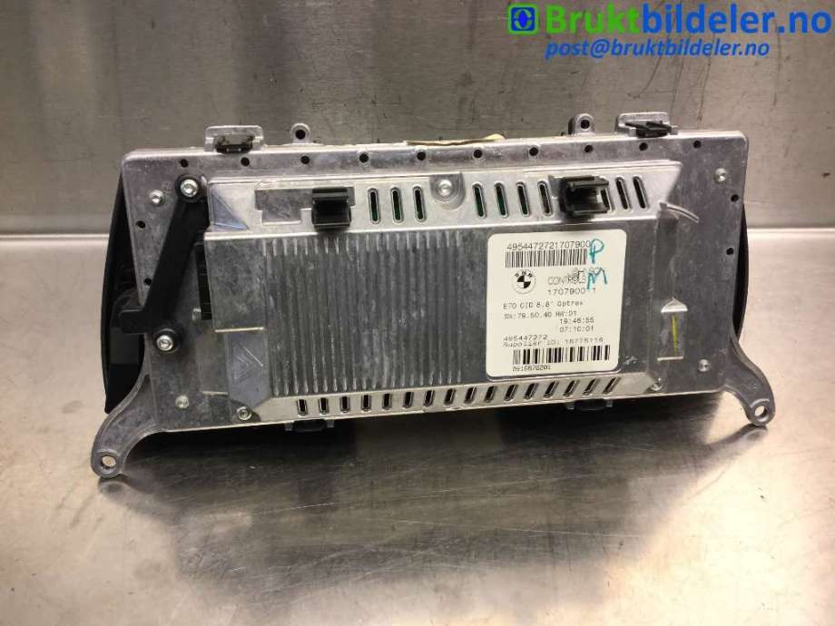 Instrument kjørecomputer til BMW X5 2007-2013 (E70) (E70) (BMW|1 707 900|15775116|)