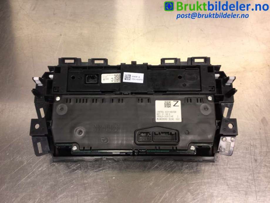Varmeapparat betjening til Mazda 3 2016-2019 (Type III, Fase 2) (MAZDA|BHT1 61 190E|VPDALH-18C612-AF|)
