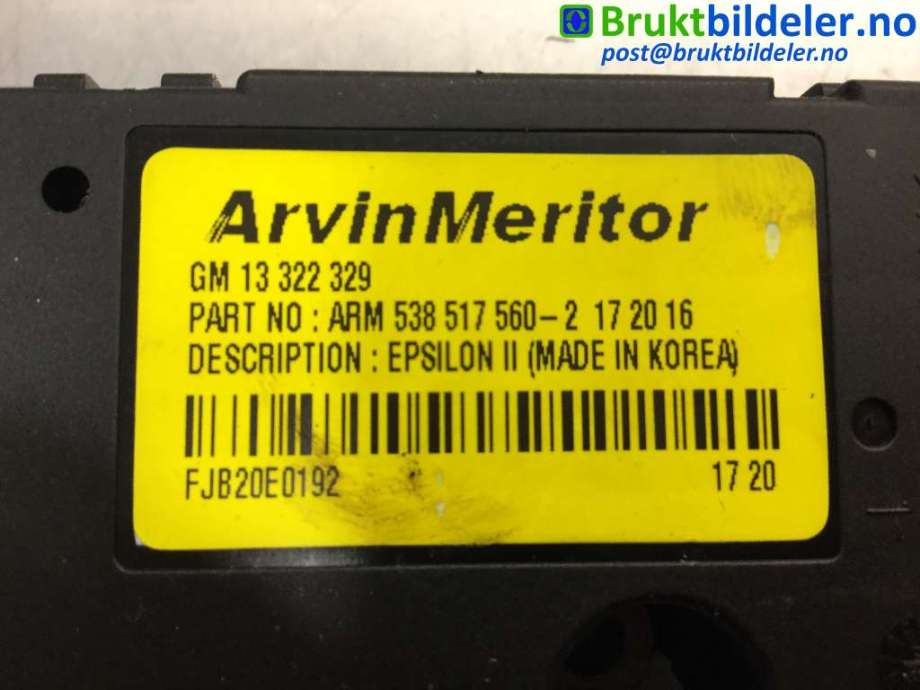 Takluke motor til Opel Insignia A 2009-2014  (OPEL|13318261|541 737 002|13322329)