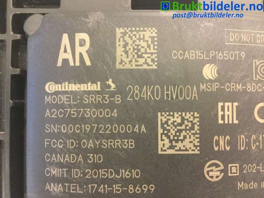 Sensor diverse til Nissan Qashqai 2014-2021 (Type II) (NISSAN|284K0 HV00A|A2C75730004|)