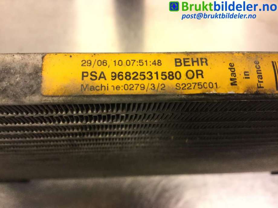 Aircondition radiator til Peugeot Partner 2008-2015 (Type II, Fase 1) (PEUGEOT|9682531580|)