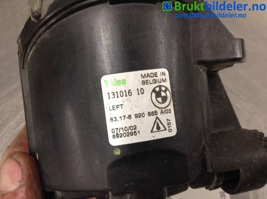Tåkelykt venstre foran til BMW X5 2000-2006 (E53) (E53) (BMW|6317 6 920 885 AI03|89202951|)