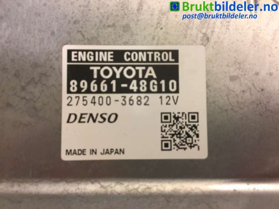 Styreenhet motor til Lexus RX 2009-2015 (Type III) (AL10) (AL10) (LEXUS|89661-48G10|275400-3682|)