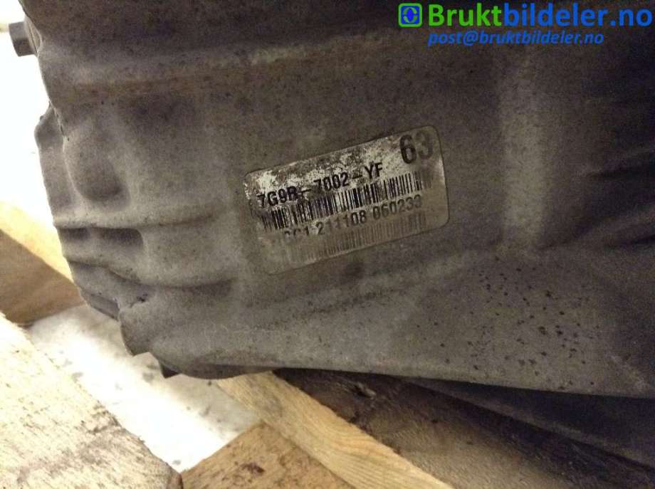 Girkasse manuell 6-trinn til Ford Mondeo 2007-2010 (Type IV, Fase 1)  (FORD|7G9B-7002-YF|MMT6|)