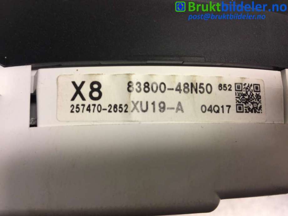 Instrumentpanel til Lexus RX 2009-2015 (Type III) (AL10) (AL10) (LEXUS|83800-48N50|257470-2652|)