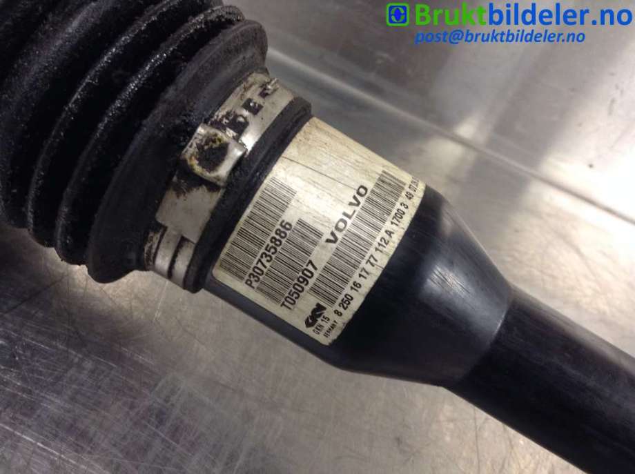 Drivaksel høyre foran til Volvo XC90 2002-2006 (Type I, Fase 1) (VOLVO|30735886|)