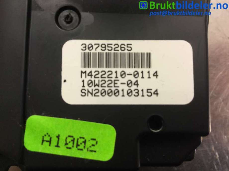 Varmeapparat betjening til Volvo S60 2010-2014 (Type II, Fase 1) (VOLVO|30795265|)